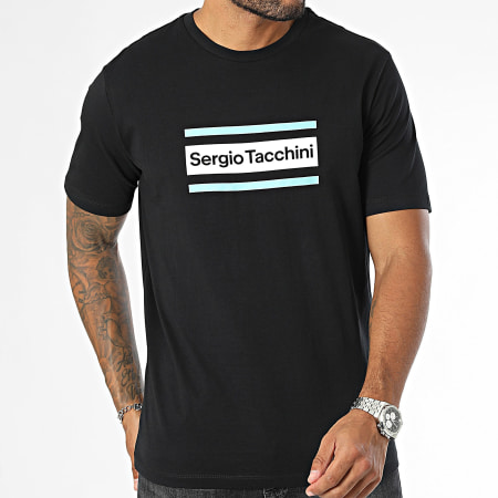 Sergio Tacchini - T-shirt Lared 41028 Zwart