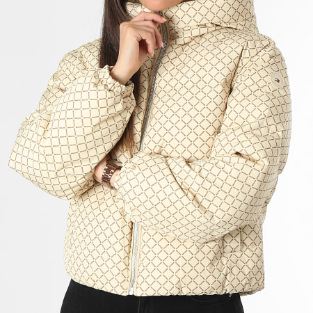 Tommy Hilfiger - Doudoune Capuche Femme New York 3524 Beige
