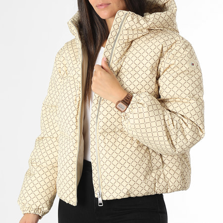 Tommy Hilfiger - Doudoune Capuche Femme New York 3524 Beige