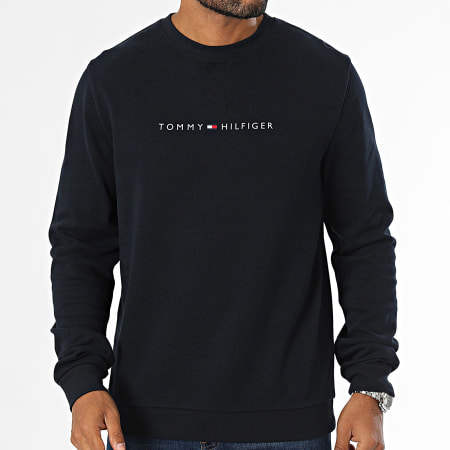 Tommy Hilfiger - Tommy Logo 3346 Sudadera cuello redondo Azul marino