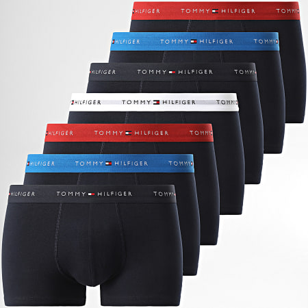 Tommy Hilfiger - Lot De 7 Boxers 3385 Bleu Marine