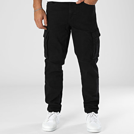 Blend - Cargo Jeans Loose Fit Hurricane 20717303 Black - Ryses