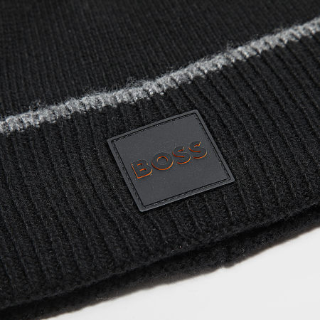 BOSS - Pack bufanda y gorro Amato 50522451 Negro