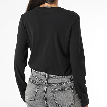 Calvin Klein - Tee Shirt Manches Longues Femme Classic QS7332E Noir
