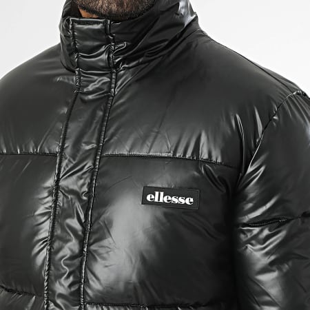 ellesse ブラック ナイロンジャケット Ellesse - Manarji Down Jacket SHX20978 Black - Ryses