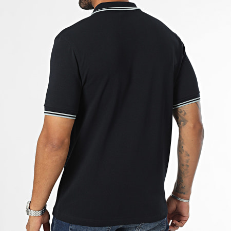 Fred Perry - Polo korte mouw met dubbele punt MM3600 Navy