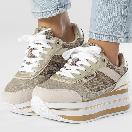 Sneakers donna FL5HNSFAL12 Beige Brown