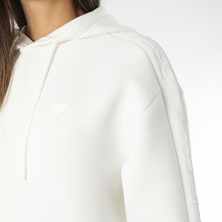Guess - Sweat Capuche Femme V2YQ18-K7UW2 Blanc