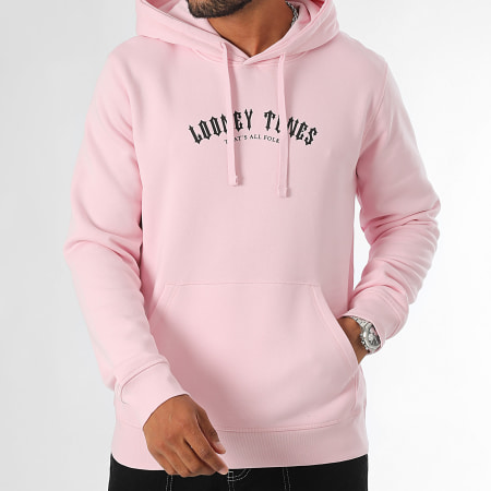 Looney Tunes - Hoodie Bugs Bunny Wereldwijd Rugspray Roze Zwart