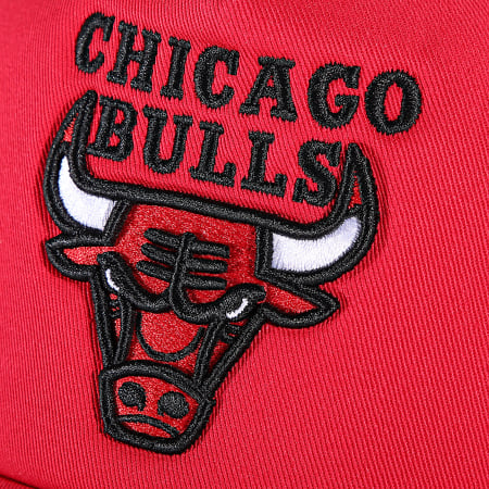 Mitchell and Ness - Cappello Trucker Chicago Bulls HT8032 Rosso Evergreen