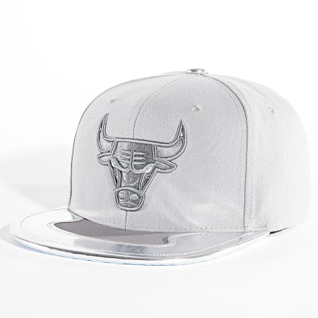 Mitchell and Ness - Día 11 Chicago Bulls NBA Snapback Cap HS8033 Gris Plata