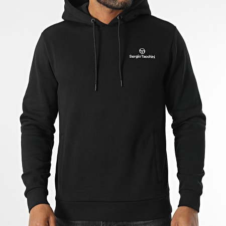 Sergio Tacchini - Felpa con cappuccio Lobby 024 41097 Nero