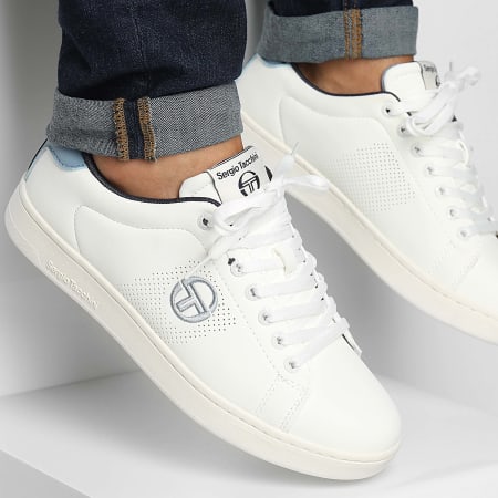 Sergio Tacchini - Manden Gran Torino Refresh STM427225 Wit Blauw Jeans Navy