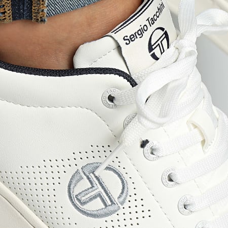 Sergio Tacchini - Baskets Gran Torino Refresh STM427225 White Blue Jeans Navy