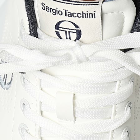 Sergio Tacchini - Baskets Gran Torino Refresh STM427225 Blanco Azul Jeans Azul Marino