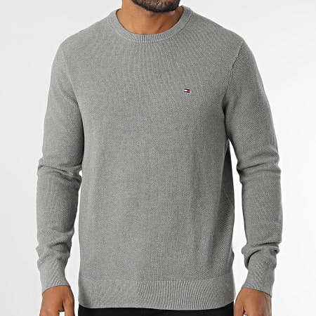 Tommy Hilfiger - Estructura esencial 6347 Jersey gris