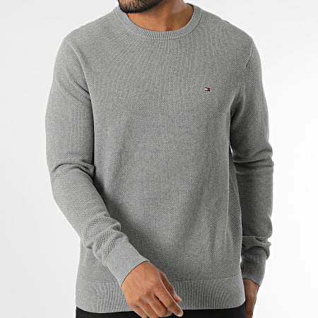 Tommy Hilfiger - Estructura esencial 6347 Jersey gris