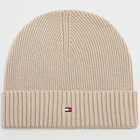 Tommy Hilfiger - Gorro Bandera Algodón Pima 2796 Beige