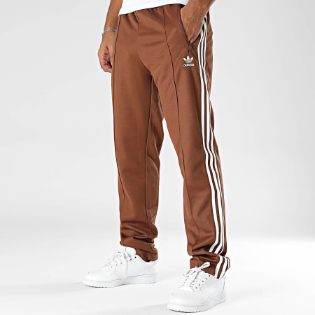 Adidas Originals Beckenbauer IY9877 Pantaloni da jogging a banda marrone Ryses