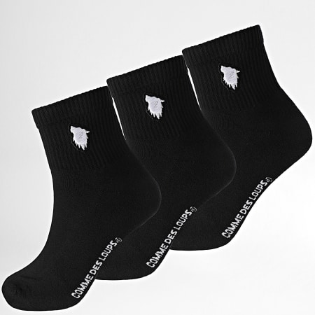 Comme Des Loups - Lot De 3 Paires De Chaussettes ECUX3N Noir