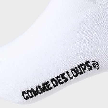 Comme Des Loups - Set van 3 paar sokken ECUX3W Wit