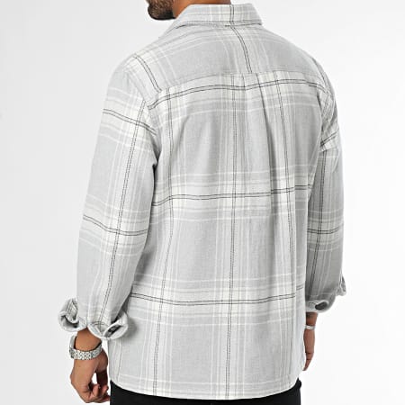 Jack And Jones - Camicia a quadri grigio chiaro