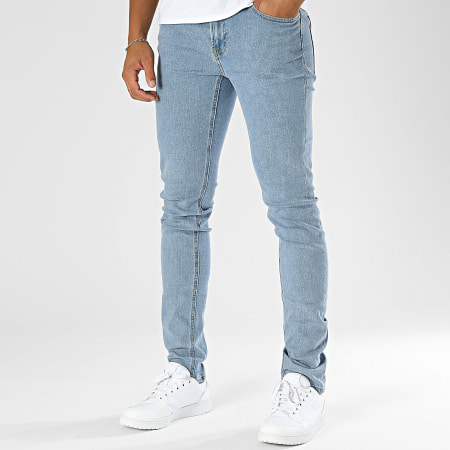 JJREBEL - Jeans slim in denim blu