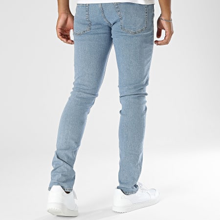 JJREBEL - Luke Craft Blauwe Denim Slim Jeans