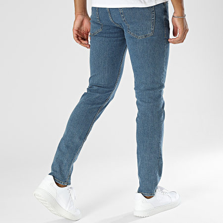 JJREBEL - Luke Craft Blauwe Denim Slim Jeans