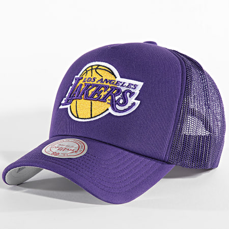 Mitchell and Ness - Evergreen Lakers Trucker Cap HT8032 Paars