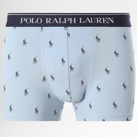 Polo Ralph Lauren - Set di 3 boxer blu marino grigio chiaro in erica