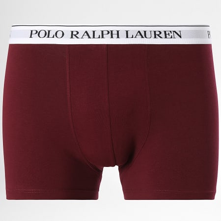 Polo Ralph Lauren - Juego De 3 Calzoncillos Burdeos Verde Negro