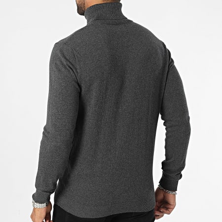 Produkt - Maglione dolcevita Basic Knit Roll Grigio antracite