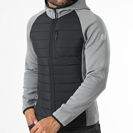 Sergio Tacchini - Esperto 40709 Chaqueta con cremallera y capucha Heather Grey Black