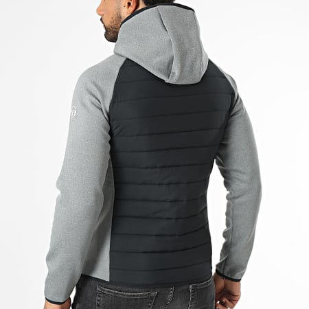 Sergio Tacchini - Esperto 40709 Chaqueta con cremallera y capucha Heather Grey Black