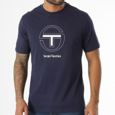 Sergio Tacchini Camiseta Libero 024 40858 Azul Marino Ryses
