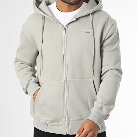 6(ROKU) WHO SWT ZIP PK GREY 6(ROKU) WHO スウェット ジップ パーカー