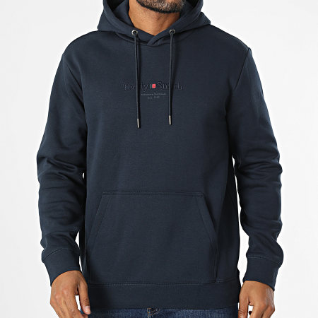 Teddy Smith - Sweat Capuche Jim 10816997D Bleu Marine