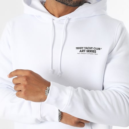 Teddy Yacht Club - Art Serie Hoofd Hoodie Roze Wit