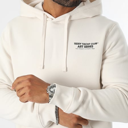 Teddy Yacht Club - Art Serie Hoofd Hoodie Blauw Beige