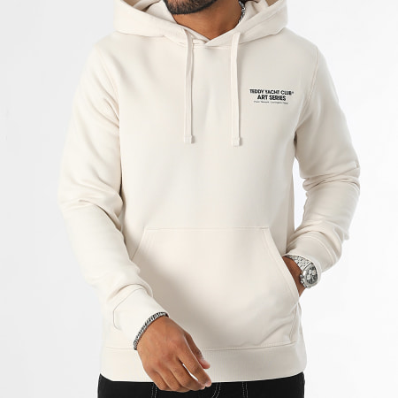 Teddy Yacht Club - Art Serie Hoofd Hoodie Blauw Beige