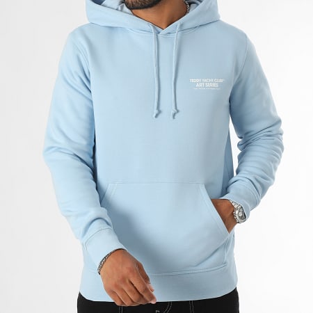 Teddy Yacht Club - Art Series Head Blue Hoodie Lichtblauw