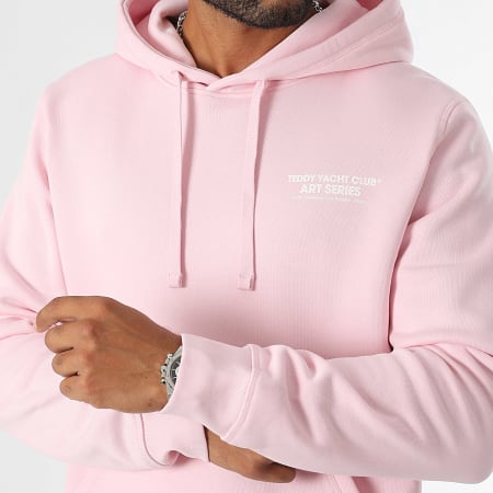 Teddy Yacht Club - Sudadera con capucha Art Series Head rosa