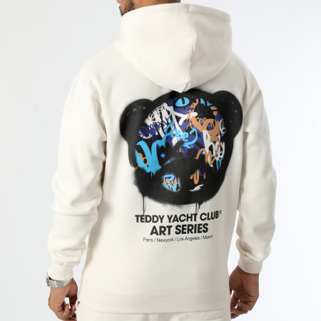 Teddy Yacht Club - Art Series Hoofd Blauw Beige Hoodie en Joggingbroek Set