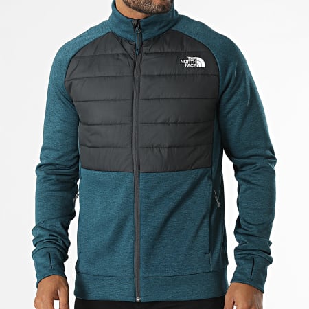 The North Face - Veste Zippée Reaxion Hybrid A8946 Noir Bleu Marine