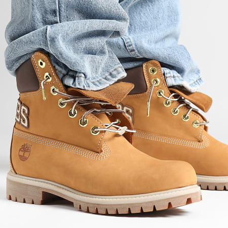 Timberland - Botas Premium 6 En Encaje Impermeable Medio A2P6W Trigo Nobuck