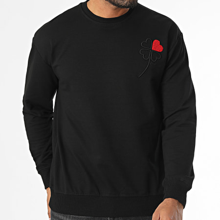 Zelys Paris - Sweat Crewneck Nobu Noir Rouge