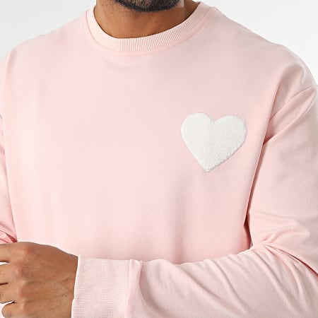 Zelys Paris - Sweat Crewneck Zuma Rose Blanc