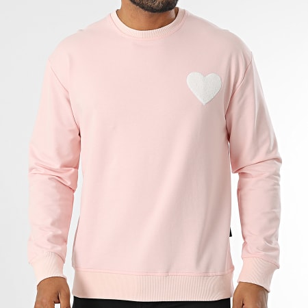 Zelys Paris - Sweat Crewneck Zuma Rose Blanc