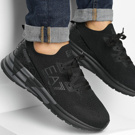 EA7 Emporio Armani - X8X095-XK240 Zapatillas Negro Gris Asfalto